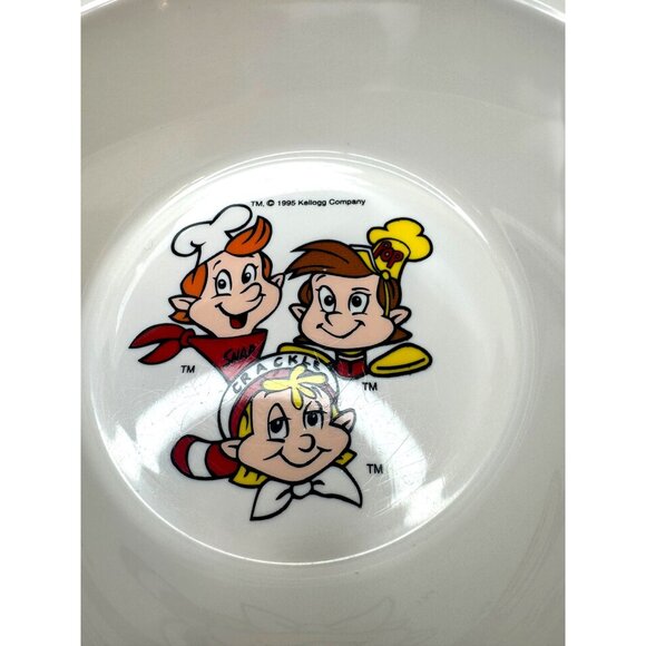 Kelloggs 1995 Collectible Cereal Bowl Snap Crackle Pop Characters Vintage - Picture 2 of 4